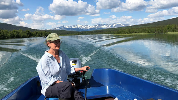 Boot transfer from Fjällstation Kvikkjokk